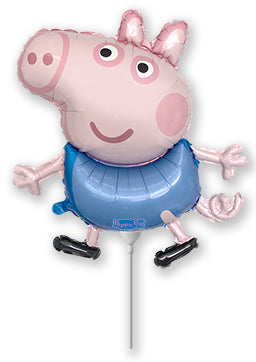 13" Airfill Only George Pig Mini Foil Balloon