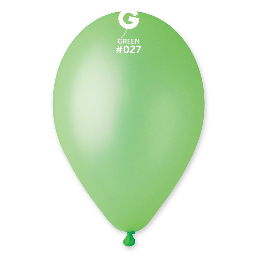 12" Gemar Latex Balloons (Bag of 50) Neon Balloons Neon Green