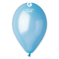 12" Gemar Latex Balloons (Bag of 50) Metallic Metallic Light Blue