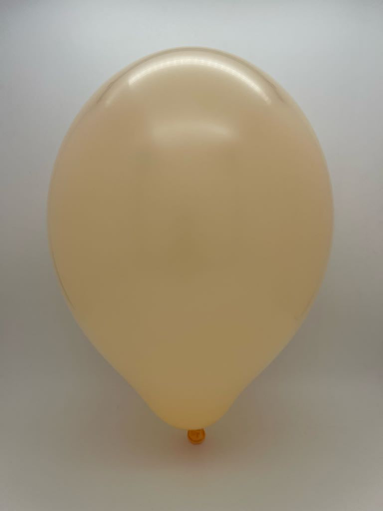 Inflated Balloon Image 24" Cattex Premium Apricot Latex Balloons (1 Per Bag)