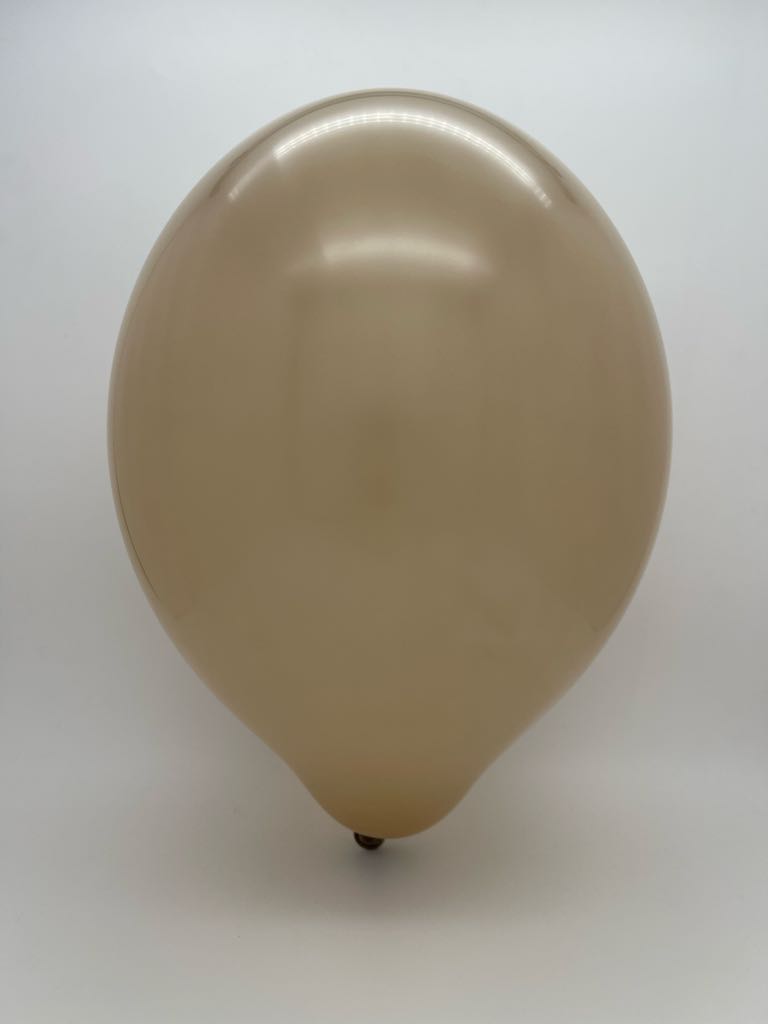 Inflated Balloon Image 24" Cattex Premium Mocha Latex Balloons (1 Per Bag)