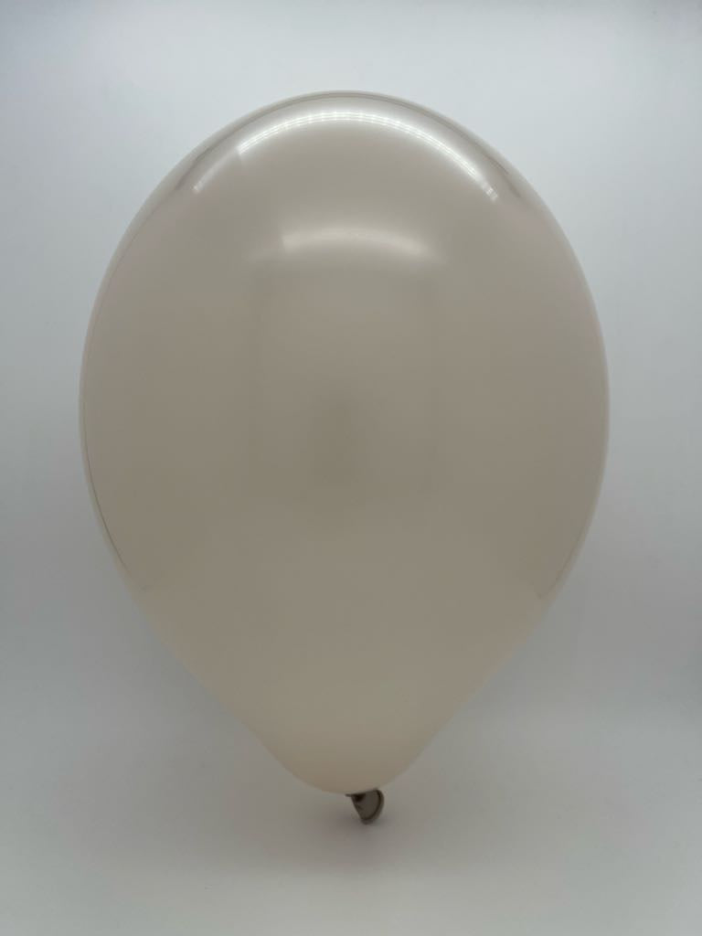 Inflated Balloon Image 12" Cattex Premium Oyster Grey Latex Balloons (50 Per Bag)