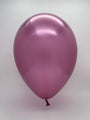 Inflated Balloon Image 11" Chrome Mauve (25 Count) Qualatex Latex Balloons