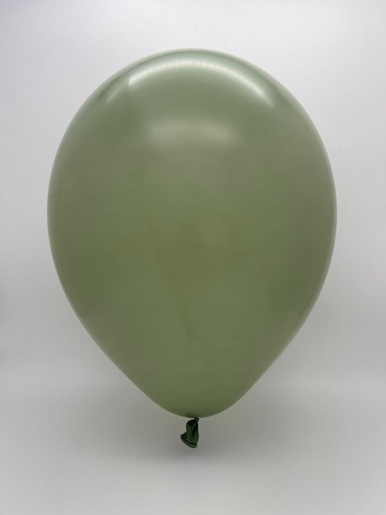 Inflated Balloon Image 5" Deco eucalyptus Decomex Latex Balloons (100 Per Bag)