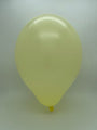 Inflated Balloon Image 5" Ellie's Brand Latex Balloons Lemon Cream (100 Per Bag)