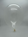 Inflated Balloon Image 12" Kalisan Latex Balloons Crystal Transparent (50 Per Bag)