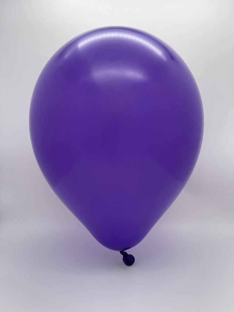 Inflated Balloon Image 260K Kalisan Twisting Latex Balloons Standard Violet (50 Per Bag)