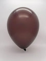 Inflated Balloon Image 5" Qualatex Latex Balloons CHOCOLATE BROWN (100 Per Bag)