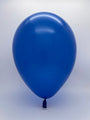 Inflated Balloon Image 5" Qualatex Latex Balloons DARK BLUE (100 Per Bag)