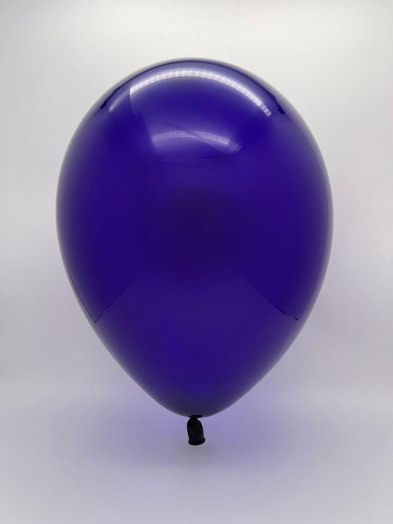 Inflated Balloon Image 11" Qualatex Latex Balloons Quartz Purple Jewel (100 Per Bag)