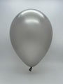 Inflated Balloon Image 11" Qualatex Latex Balloons (25 Per Bag) Silver