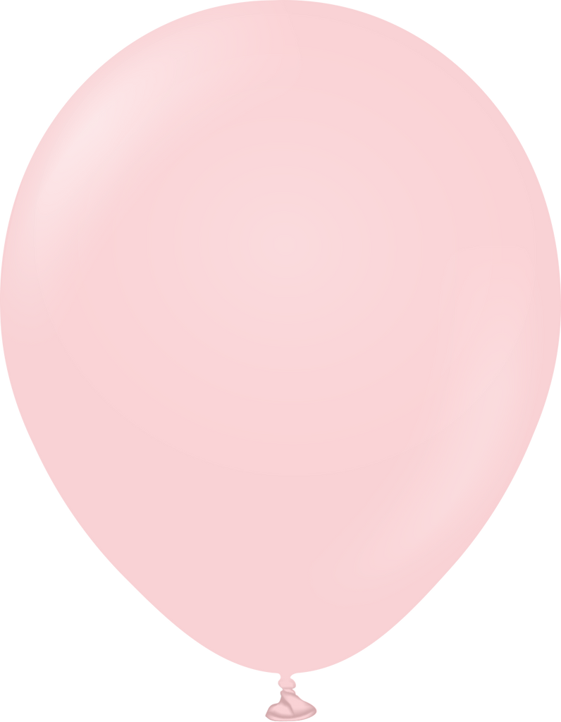 12" Kalisan Latex Balloons Pastel Matte Macaroon Pink (50 Per Bag)