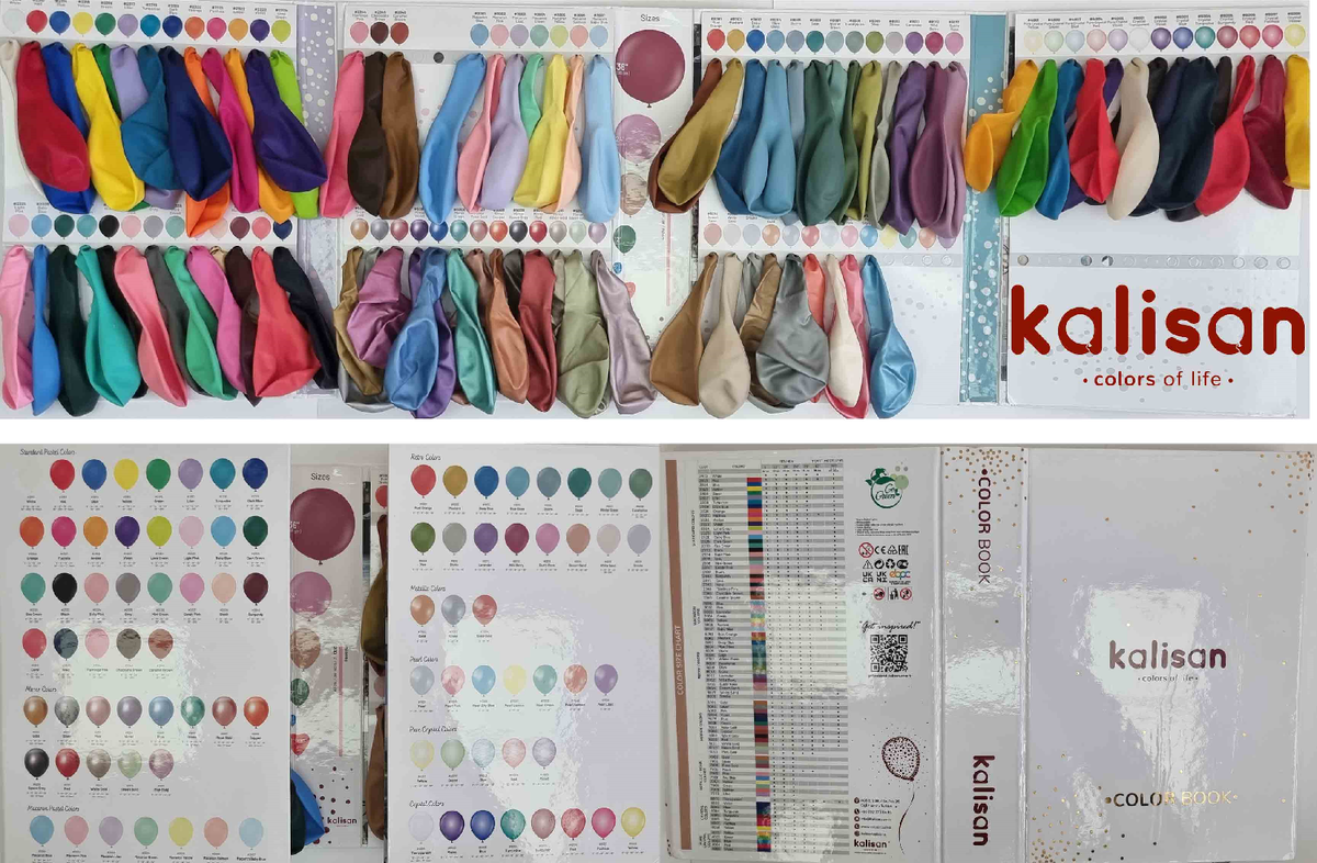 Kalisan Latex Balloons Color Portfolio Bargain Balloons USA