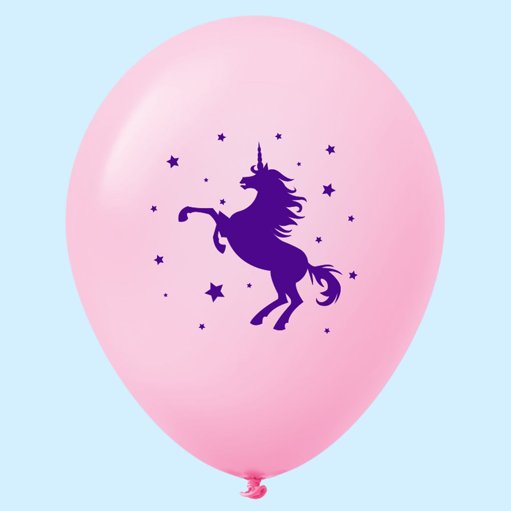 11" Unicorn Latex Balloons (25 Count) Pastel Pink
