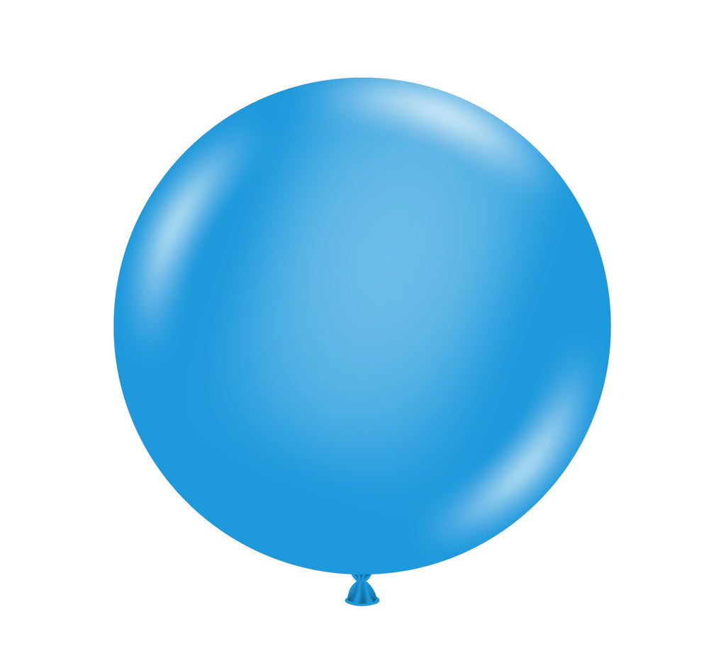 36 inch blue tuftex latex balloons 2 per bag tt 36203