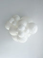 17" Standard White Tuftex Latex Balloons (50 Per Bag) Manufacturer Inflated Image