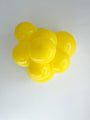 17" Standard Yellow Tuftex Latex Balloons (50 Per Bag) Manufacturer Inflated Image