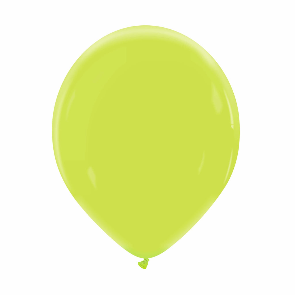 12" Cattex Premium Apple Green Latex Balloons (50 Per Bag)