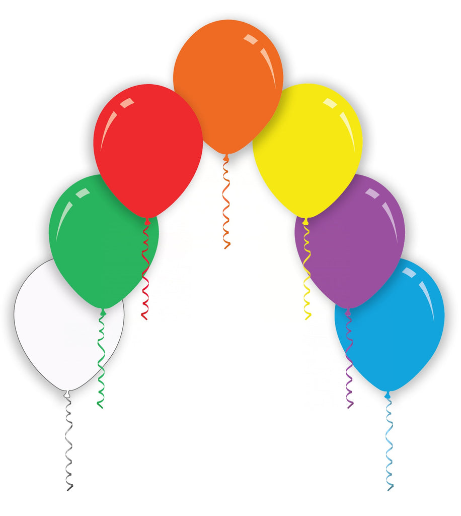 26" Assorted Colors Decomex Latex Balloons (10 Per Bag)
