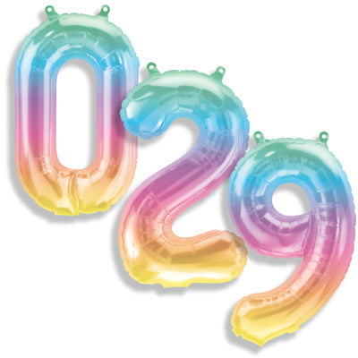 16" Northstar Brand Jelli Ombre Letter and Number Balloons