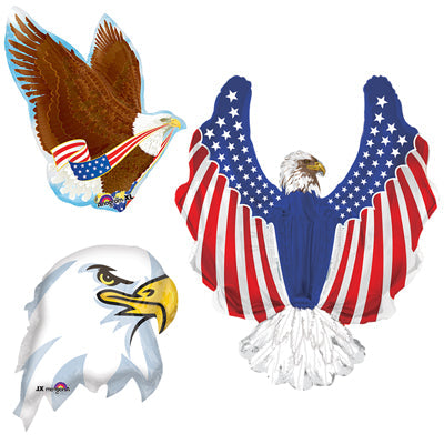 Eagle Balloons 12 Inch Latex - 2-Sided Print (16 Pack), For Birthdays, Parties, Helium Or Air Fill - View #3