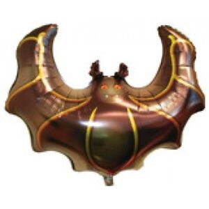 26" Green & Brown Bat Foil Balloon
