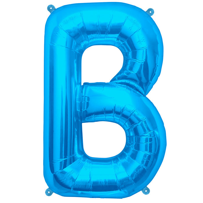 34" Northstar Brand Packaged Letter B - Blue Foil Balloon
