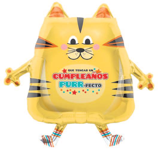 31" Foil Balloon Cumpleaños PurrFecto (Spanish)