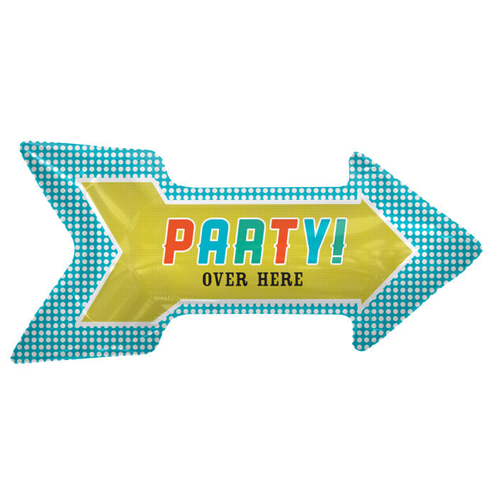 36" Foil Balloon Party Arrow