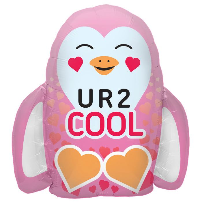 23" Foil Balloon U R 2 Cool Penguin