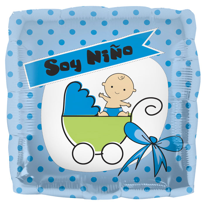 18" Foil Balloon Soy Niño Buggy (Spanish)