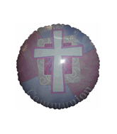 18" Rejoice Communion Pink Balloon