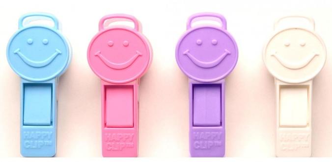 9 Gram Happy Clip Pastel Assortment (100 Per Bag) Balloon Weights