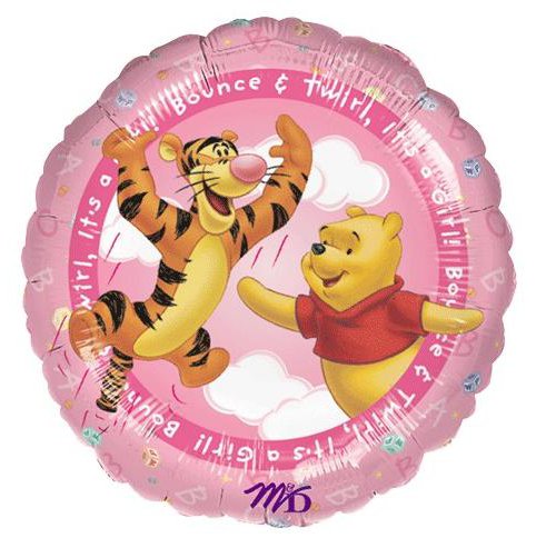 18" Winnie the Pooh It's A Girl! Balloon