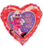 18" Will You Be Mine Balloon