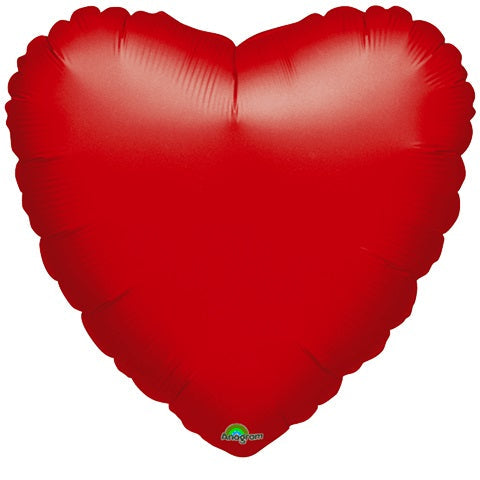 18" Anagram Brand Red Heart Anagram Brand Balloon