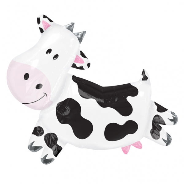 30" Large Farm Animal Cow Mylar Balloon