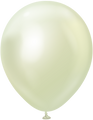12" Kalisan Latex Balloons Mirror Green Gold (50 Per Bag)