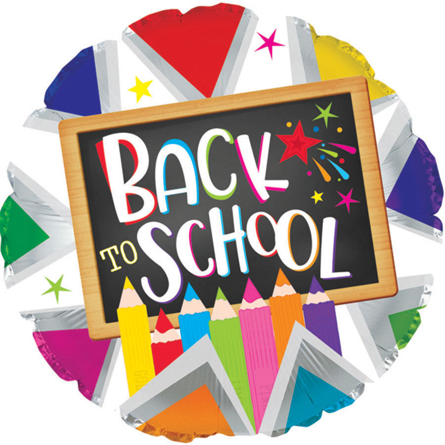 17" Back to School Pencils Foil Balloon