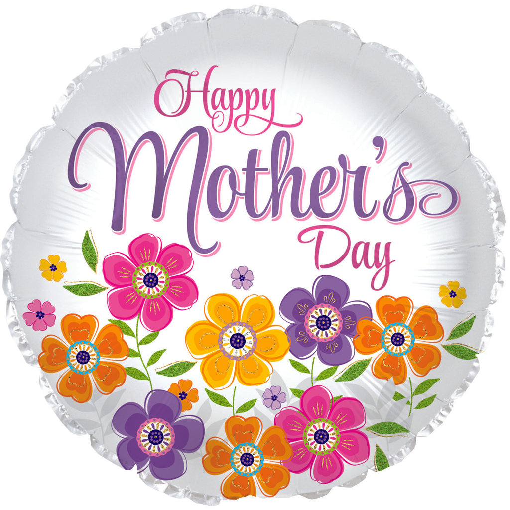 17" Happy Mother's Day Daisy Pops Foil Balloon