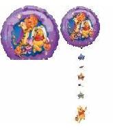 24" Happy Halloween Pooh Dropaline Balloon