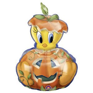38" Tweety in Pumpkin Balloon