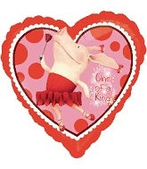 18" Olivia Shape One Of A Kind Balloon
