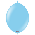 12 inches Kalisan BrandLinked Balloons Together Linking Balloons Called K Link Standard Baby Blue 50 Per Bag