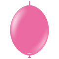12 inches Kalisan BrandLinked Balloons Together Linking Balloons Called K Link Standard Fuchsia 50 Per Bag