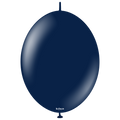 12 inches Kalisan BrandLinked Balloons Together Linking Balloons Called K Link Standard Navy 50 Per Bag