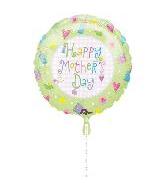 32" Whimsical Happy Mother's Day Balloon