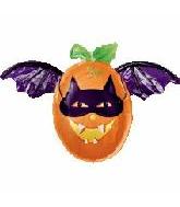 40" Pumpkin Bat Foil Balloon