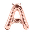 16" Northstar Brand Airfill Only Letter A - Rose Gold Letter Foil Balloon