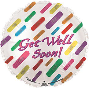 31" Get Well Bandaid Balloon